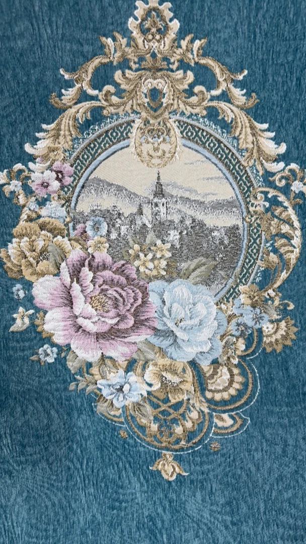 成套沙发垫  镜中之屋 蓝