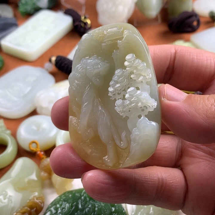 未镶嵌和田玉挂件