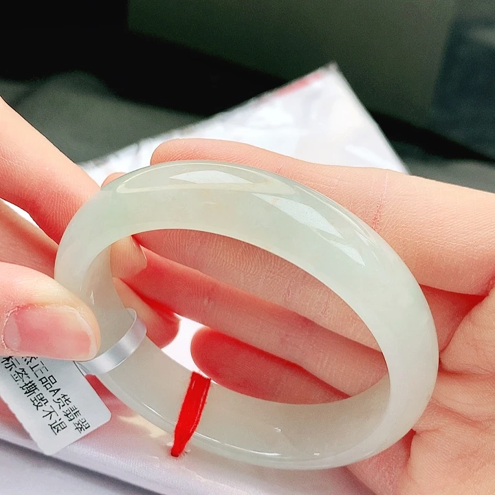 翡翠未镶嵌手镯缅甸天然a货翡翠手镯