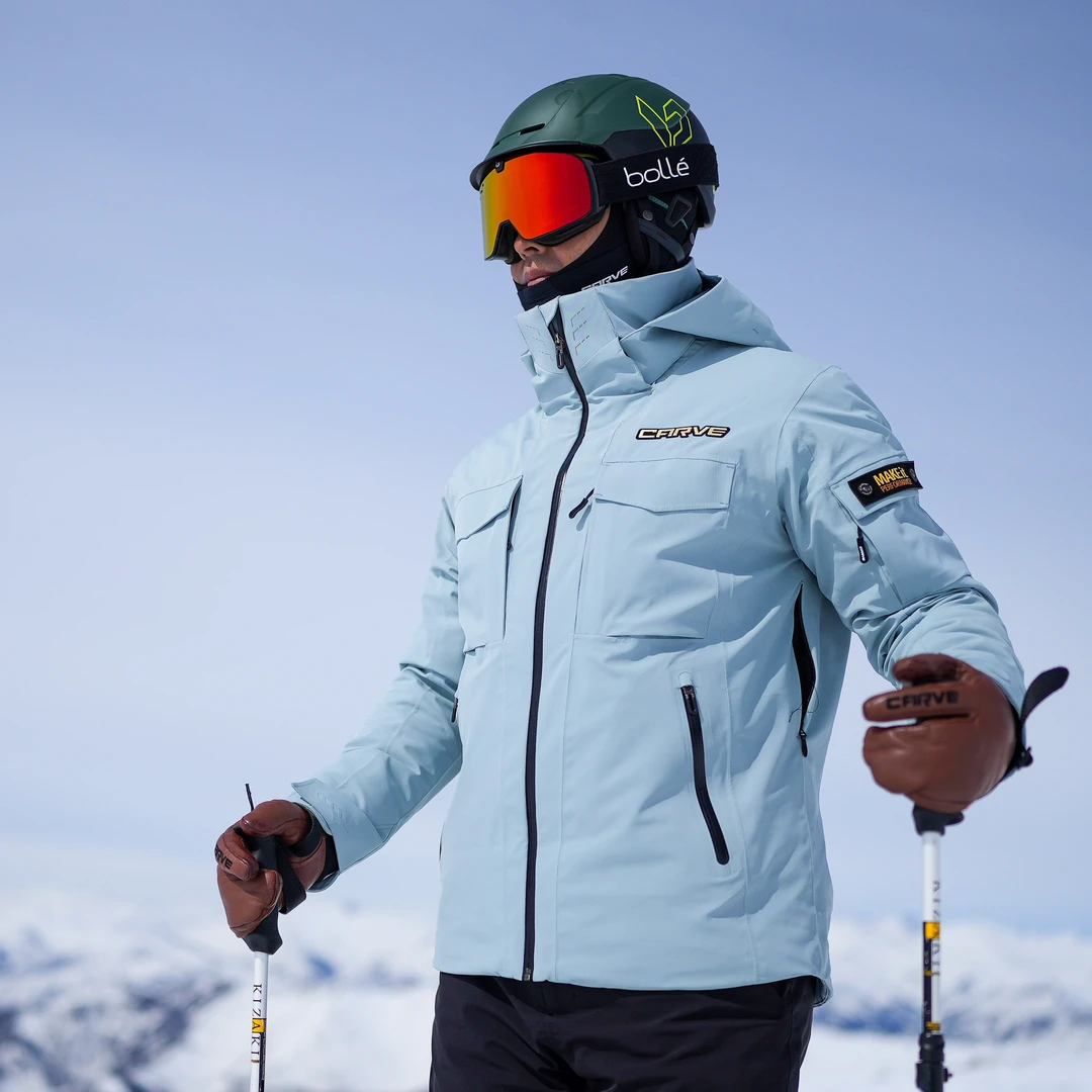 CARVE卡夫24-25新款CSM25-MGR男款滑雪服套装男士防泼水透气
