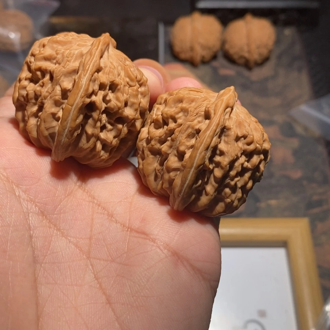 文玩核桃把件40全品楼子