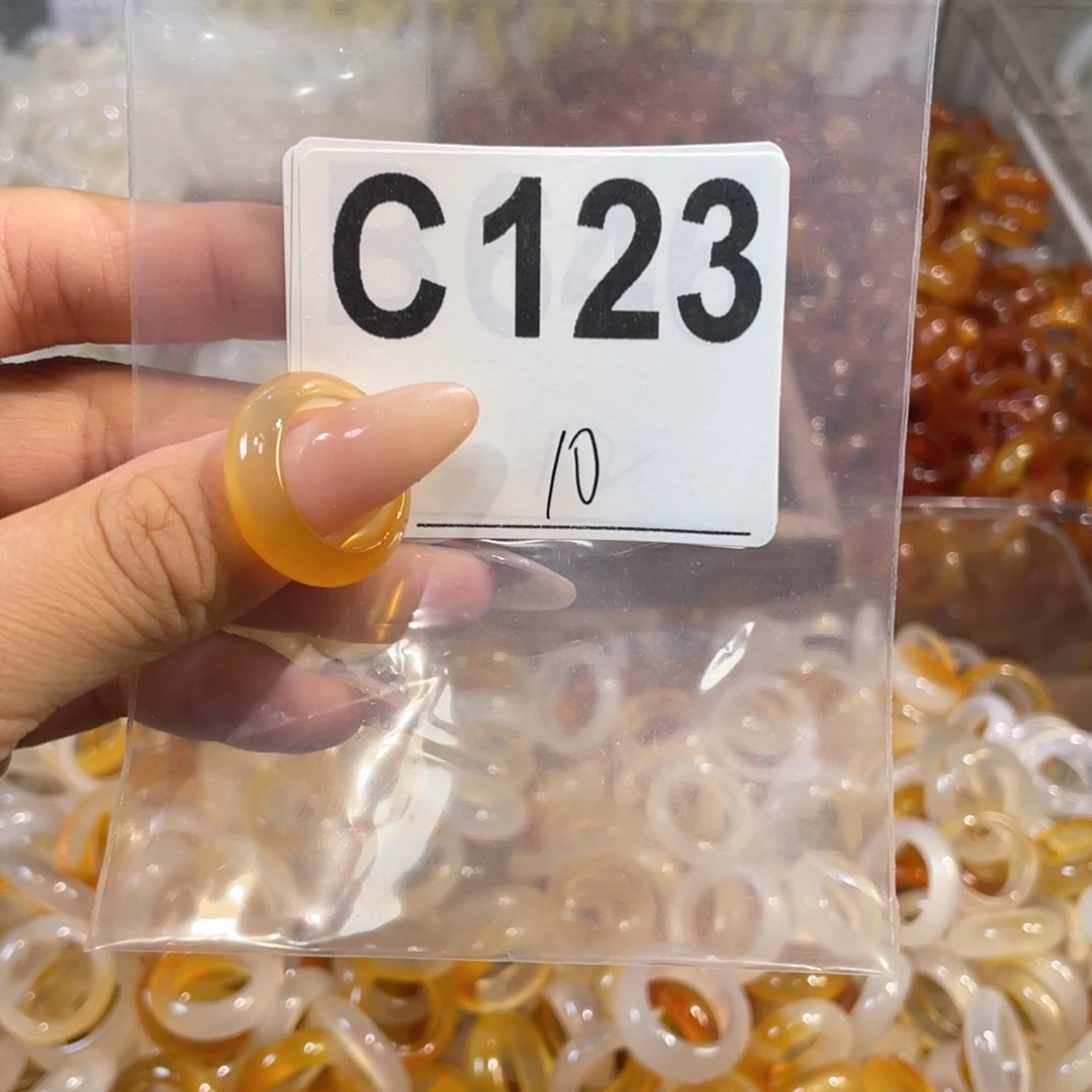 未镶嵌戒指玛瑙/玉髓123