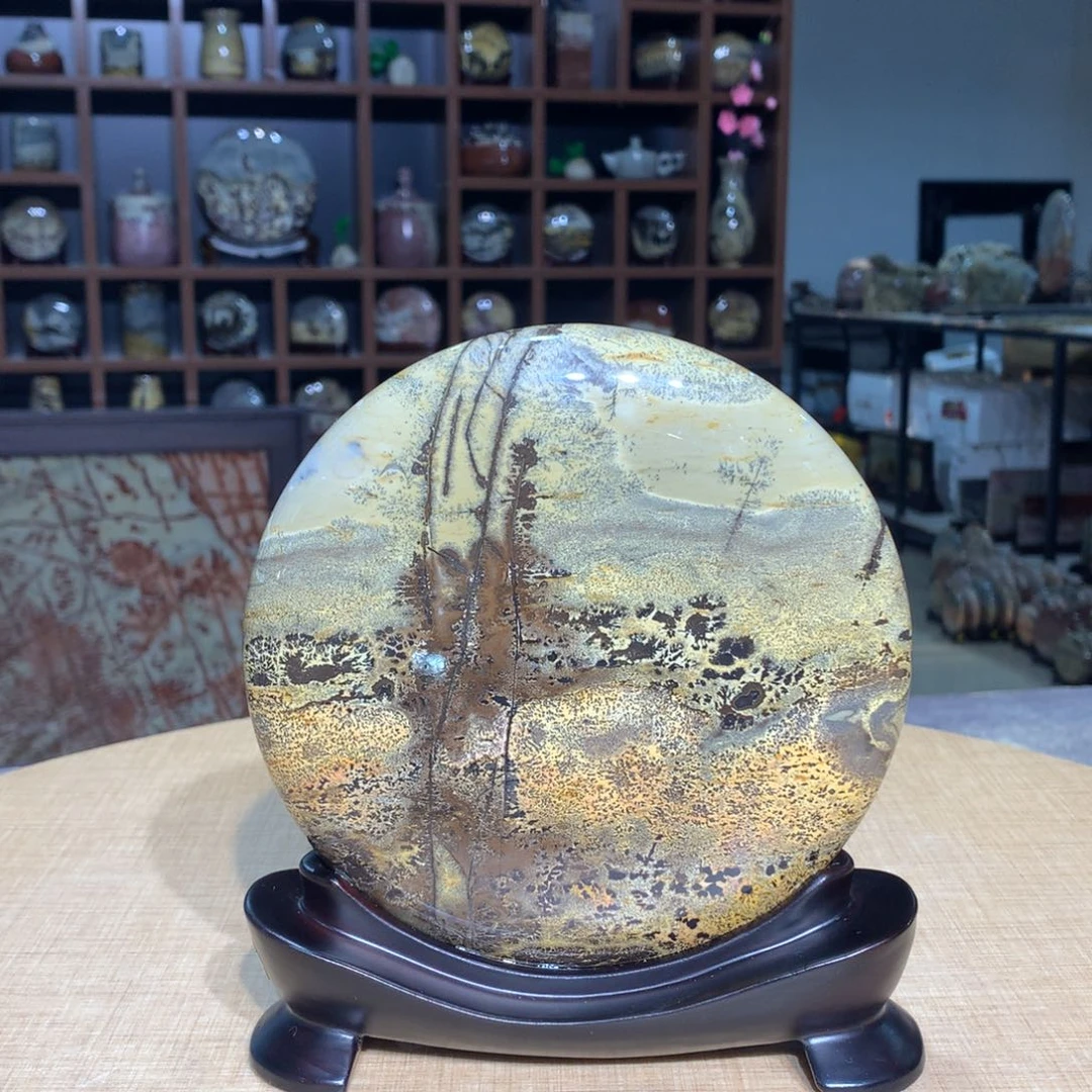 紫砂，广西国画石摆件，收藏观赏广西国画石，收藏观赏