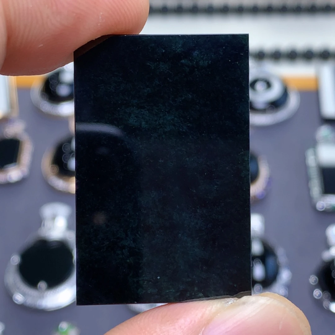 颈饰未镶嵌翡翠墨翠无事牌