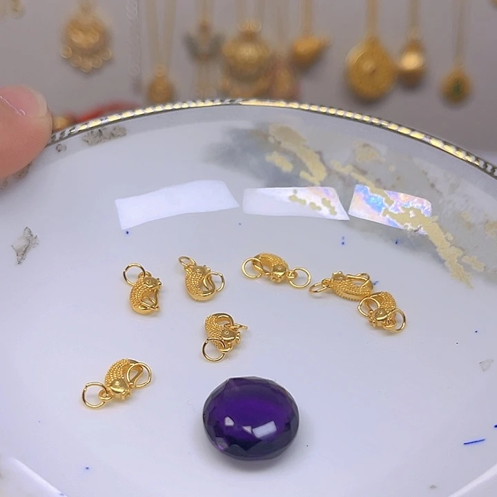 紫晶颈饰银S925镶嵌紫晶925镶嵌9