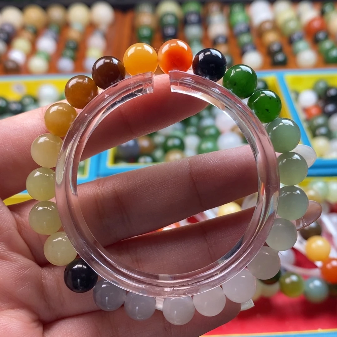 和田玉未镶嵌珠宝奇石福利多宝手串z8