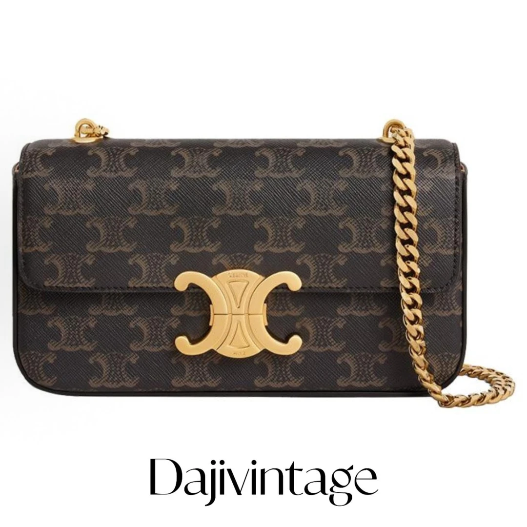 95新 Celine/思琳 大吉中古/Celine瑟琳凯旋门单肩包