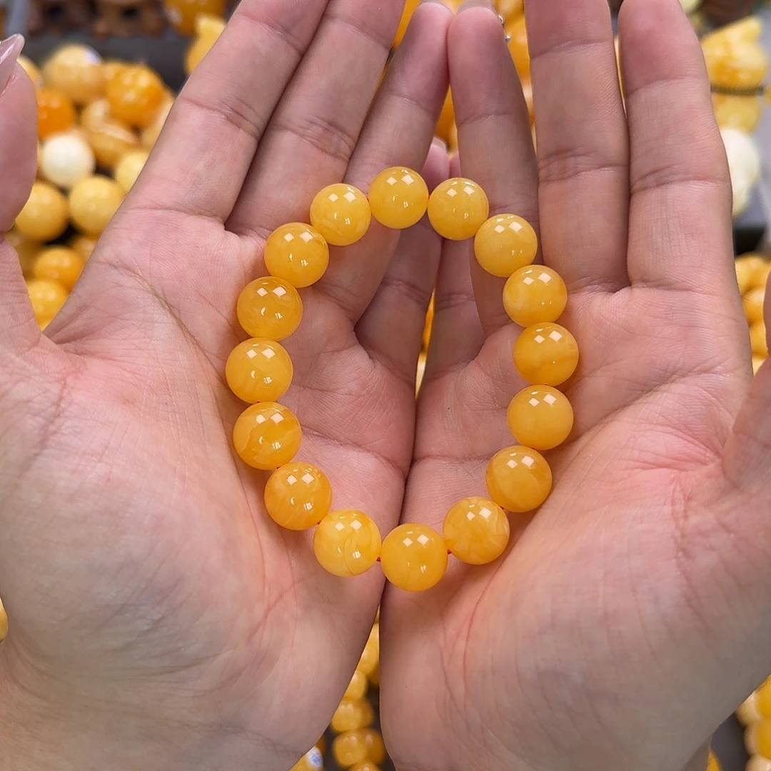 蜜蜡未镶嵌珠宝奇石13mm