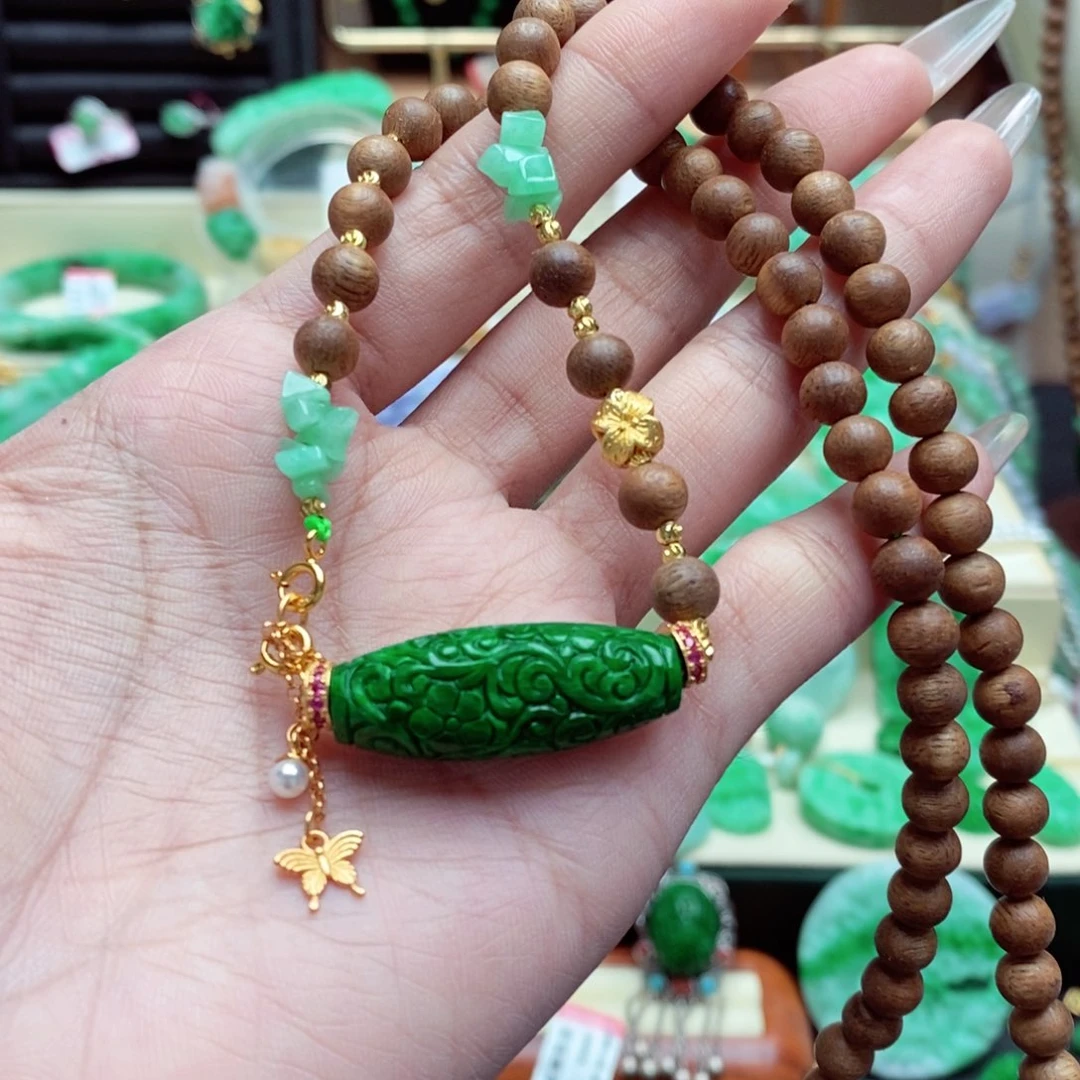 颈饰未镶嵌翡翠翡翠吊坠