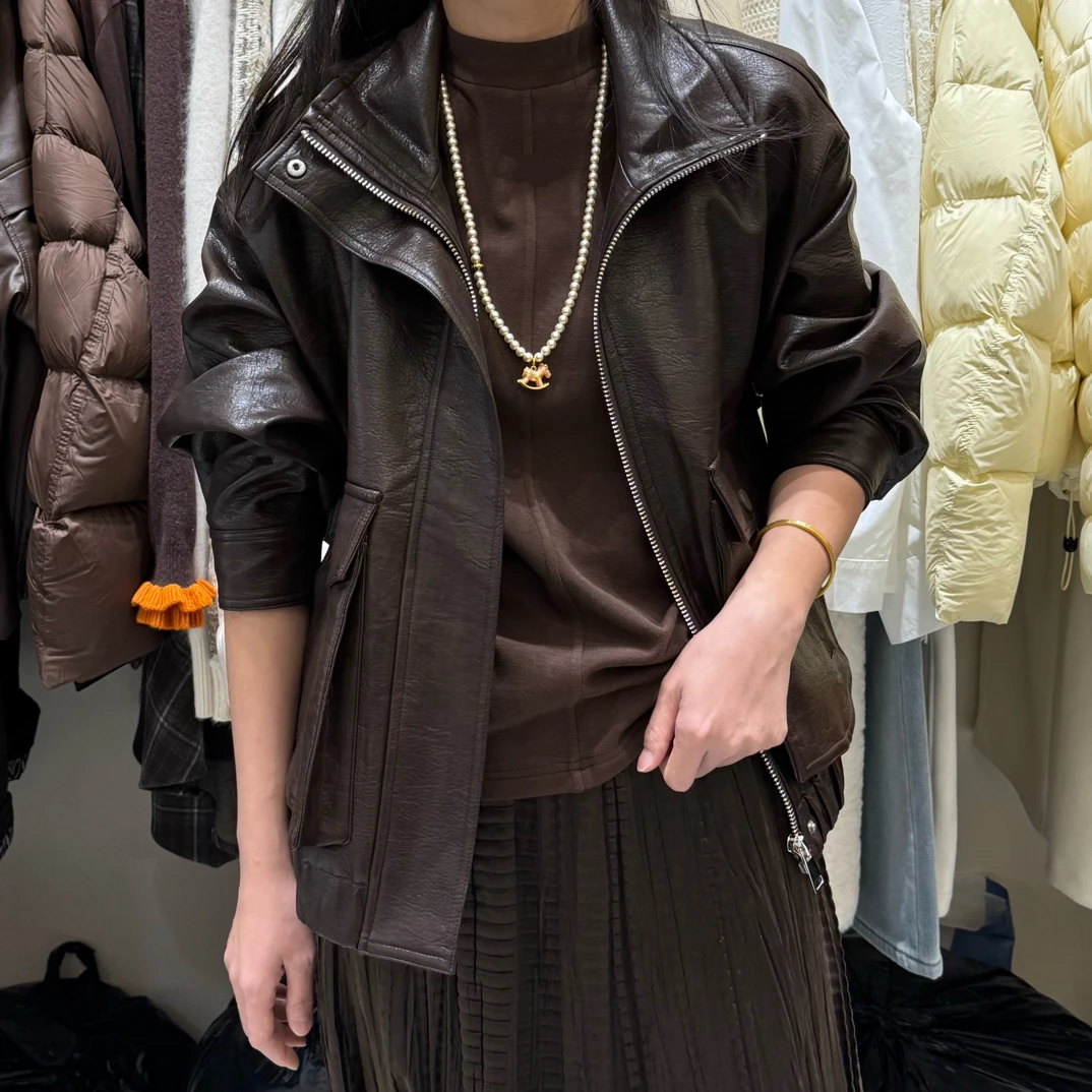 【BAI】秋冬新款设计感气质百搭外套91055