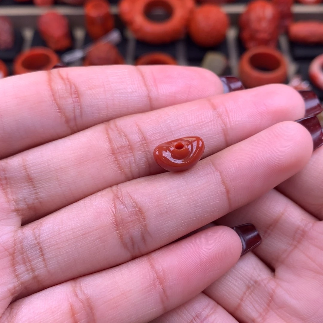 南红玛瑙未镶嵌元宝11+