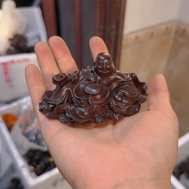 木黑檀木10荷叶弥勒佛