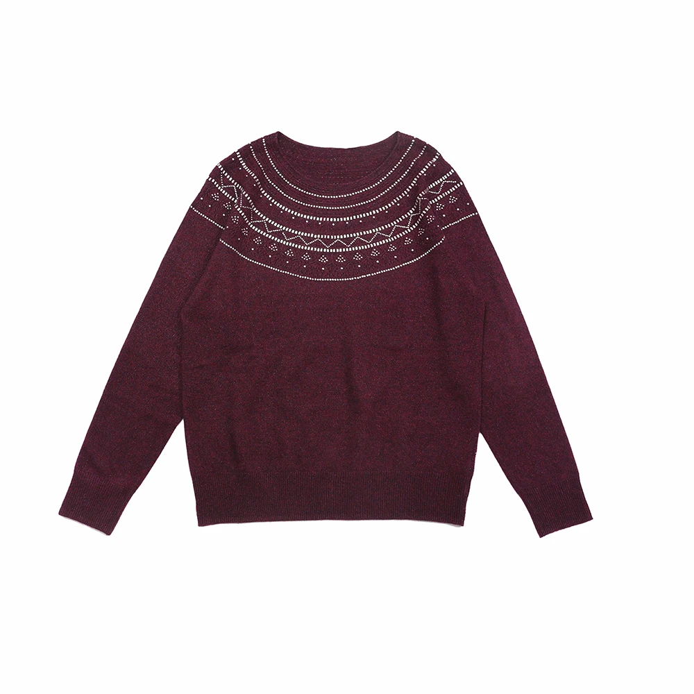 【58005】2025毛衣衫chic女春秋冬休闲内搭长袖针织穿搭上衣