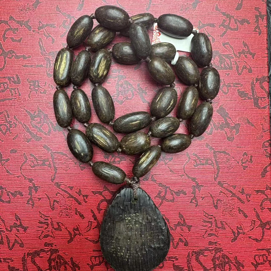 （开总文玩）天然沉香木串147