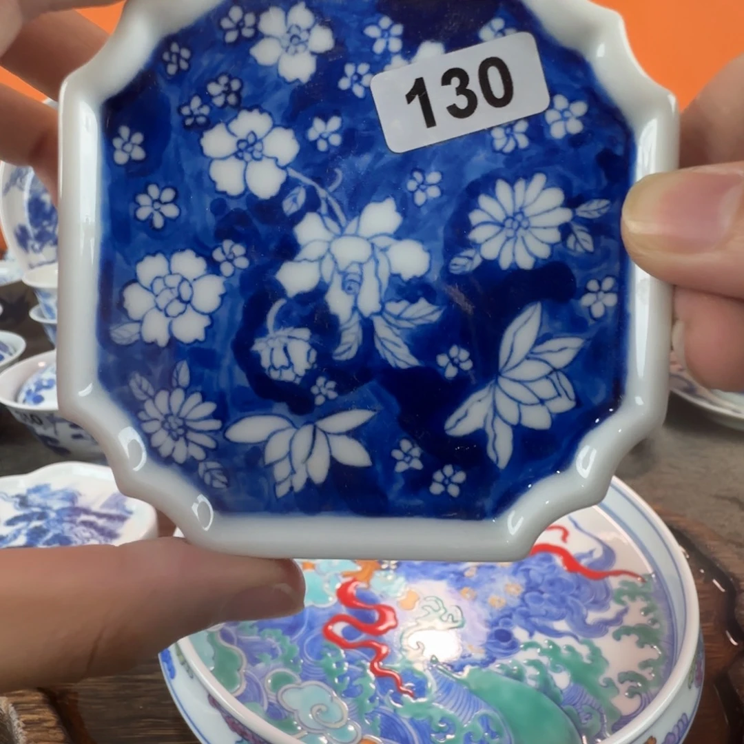 瓷片景德镇手绘青花茶器130