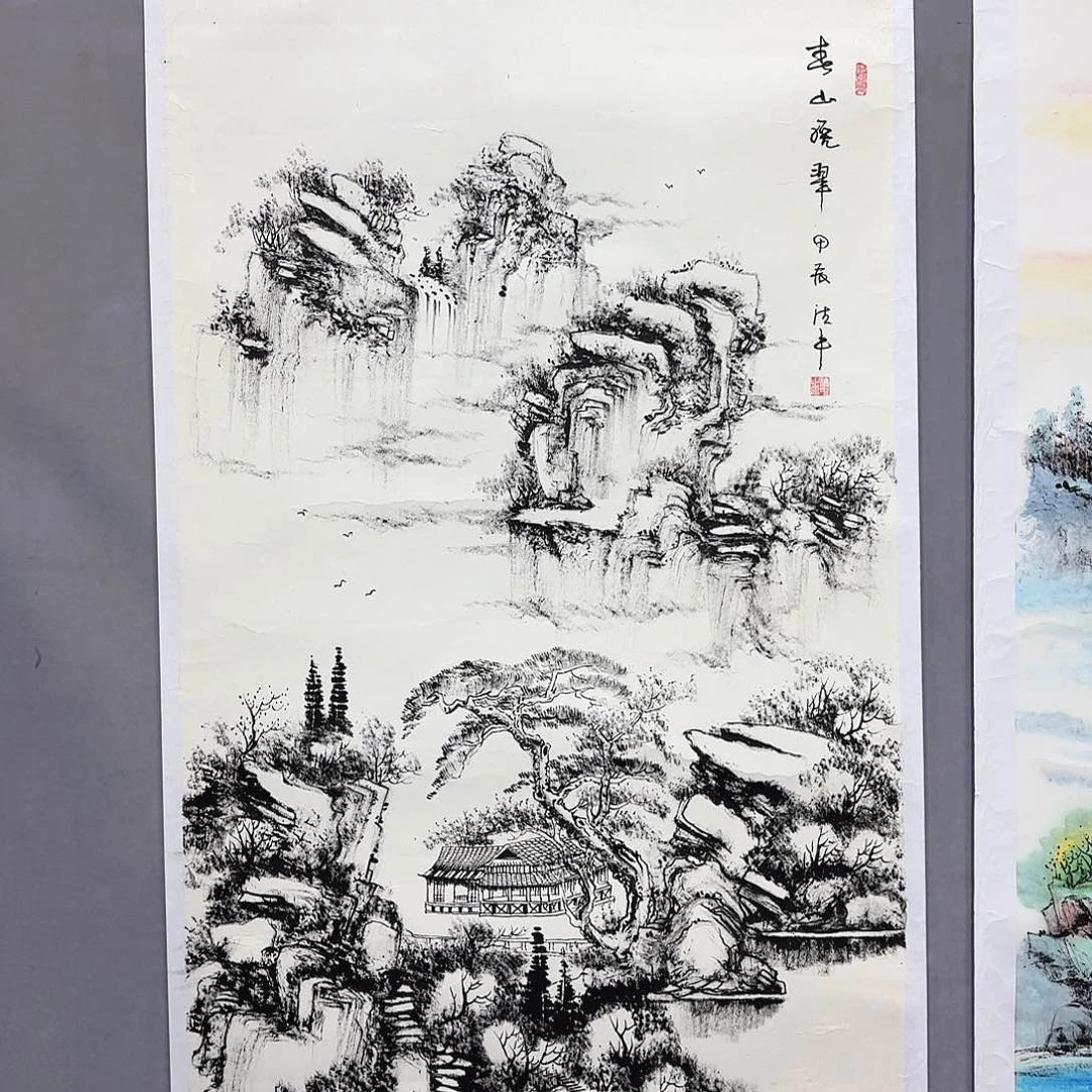 国画亲笔手绘放心去藏