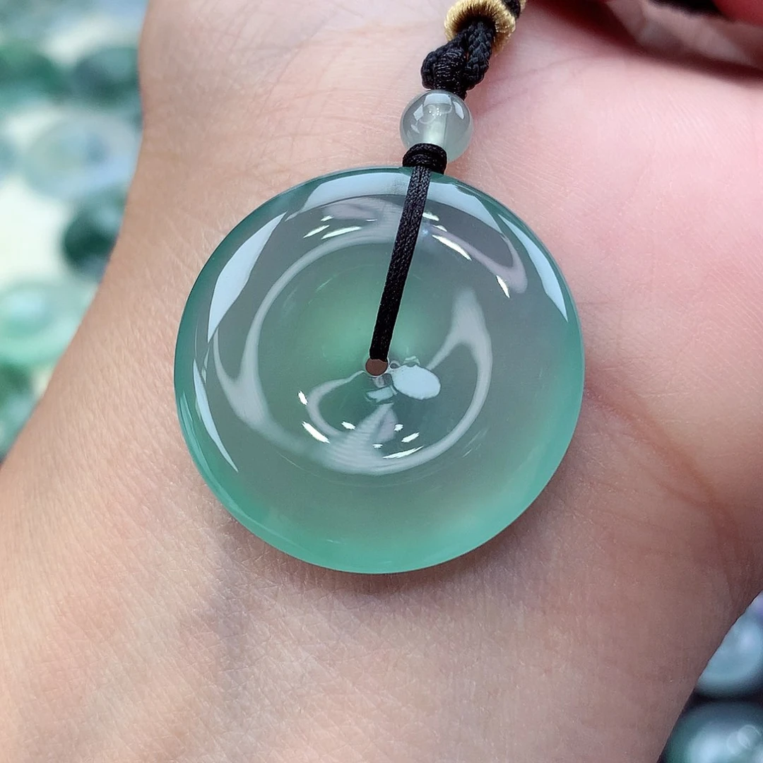 颈饰未镶嵌翡翠编号52尺寸26-5.6