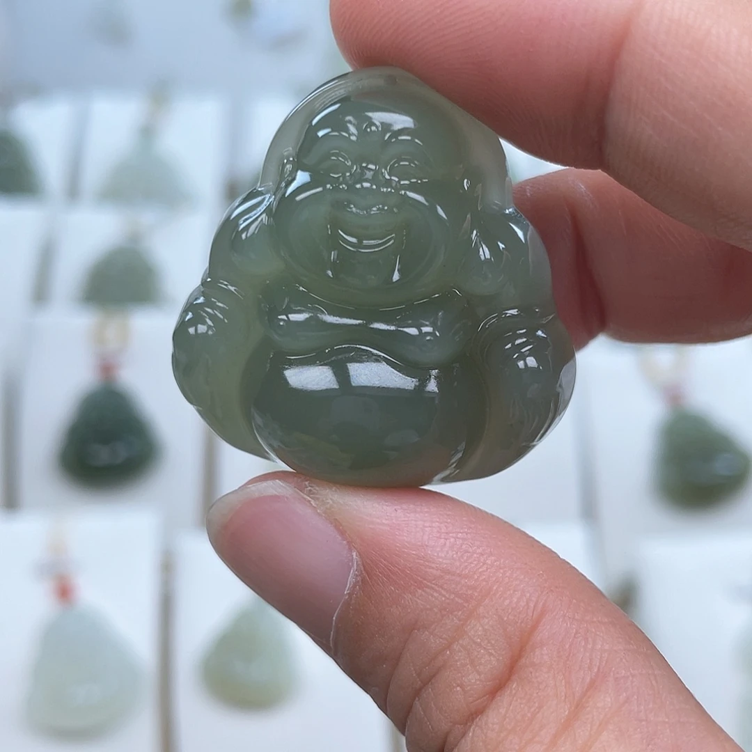 和田玉未镶嵌颈饰35