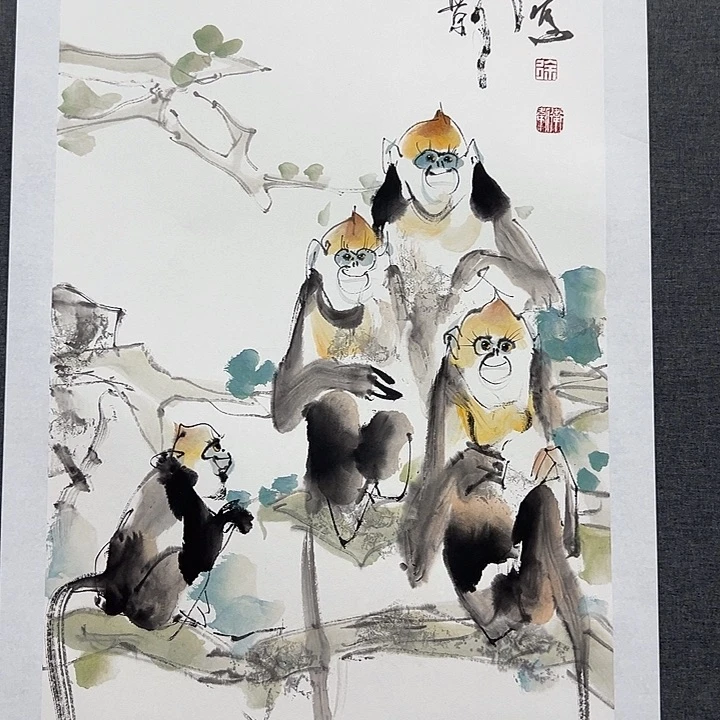 国画书画作品多次