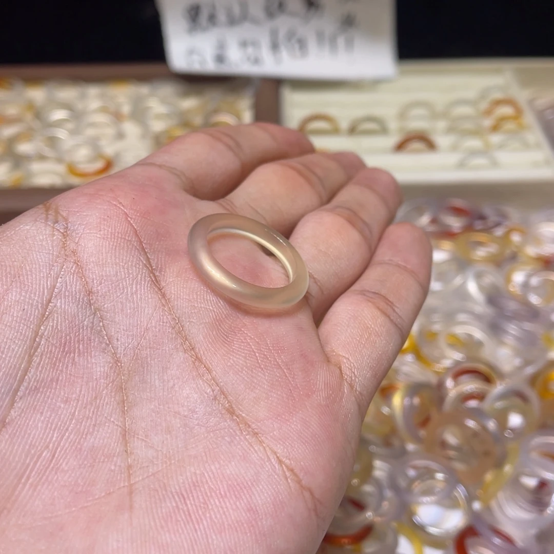 玛瑙/玉髓未镶嵌戒指427号港17