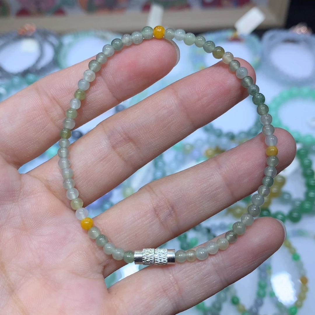 未镶嵌手链翡翠天然