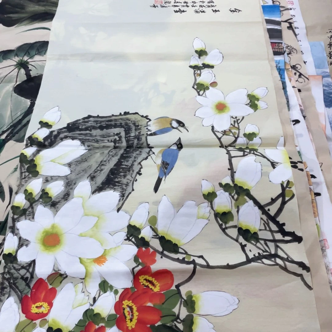 国画国画作品画心一张