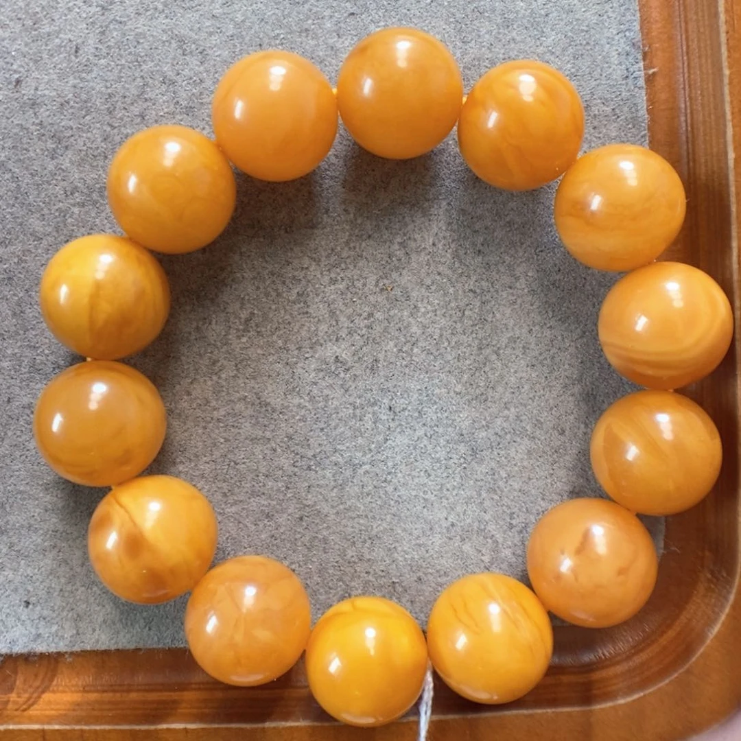 未镶嵌蜜蜡手串蜜蜡手串