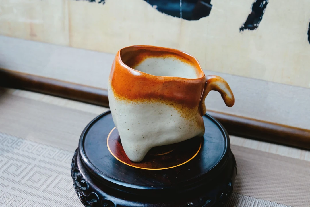钱多多小狗北欧风陶瓷杯创意马克杯水杯1个复古纯色日式侘寂风
