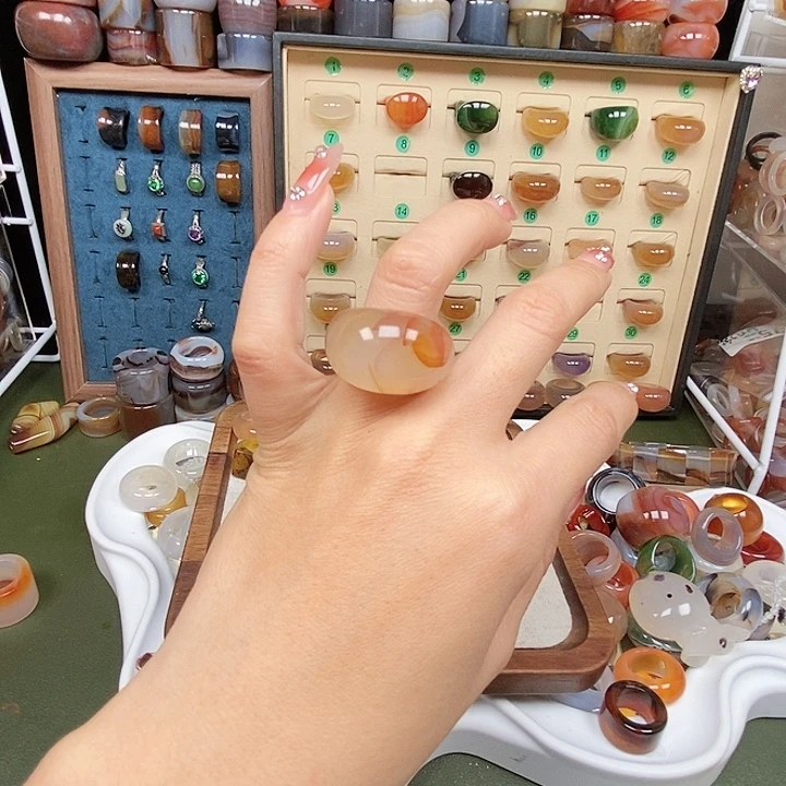 *****玛瑙/玉髓合金戒指