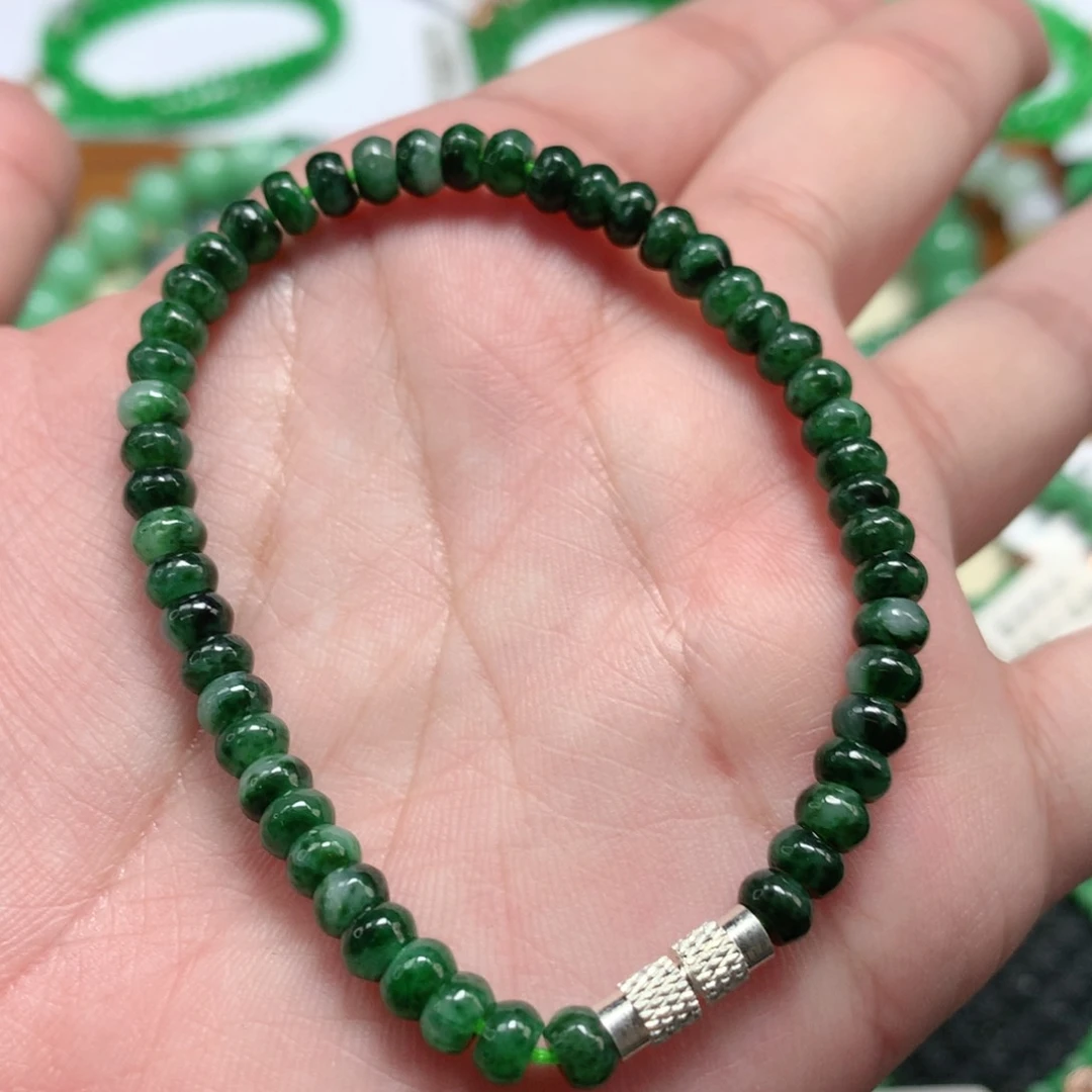 未镶嵌手链翡翠翡翠
