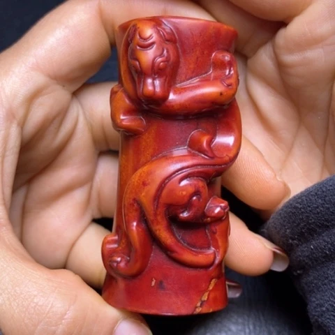 白玉菩提吊坠摆件