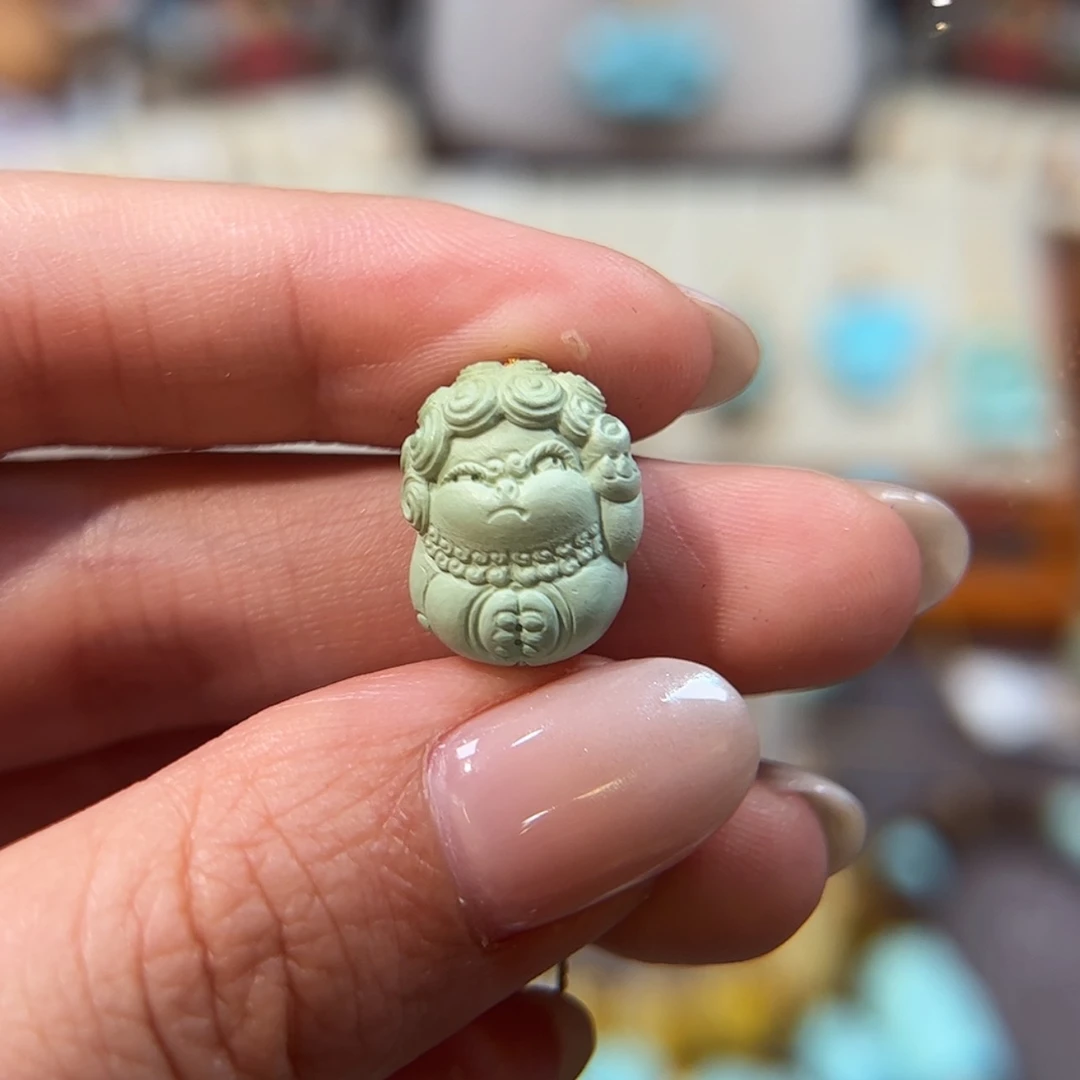 【闪购商品】未镶嵌绿松石包租婆貔貅配饰