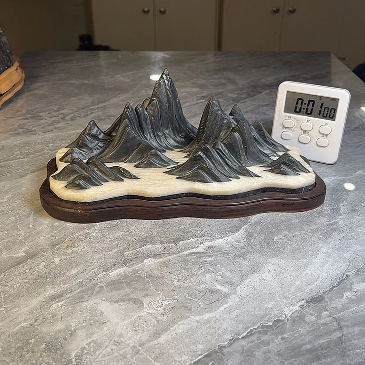 醉***院奇石茶宠鱼缸文房摆件