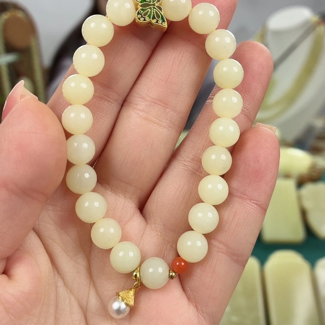 和田玉（黄玉）未镶嵌手链