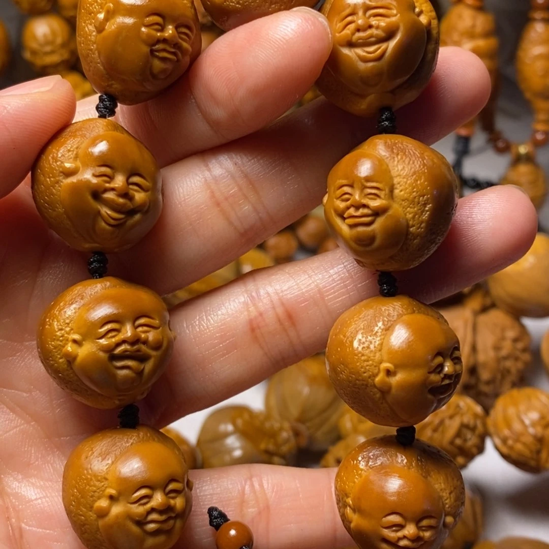 橄榄核手串/手链橘子皮弥勒