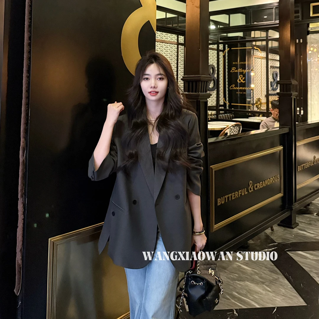 版型chao正高级设计感西装外套女2025秋季新款休闲百搭气质西服潮