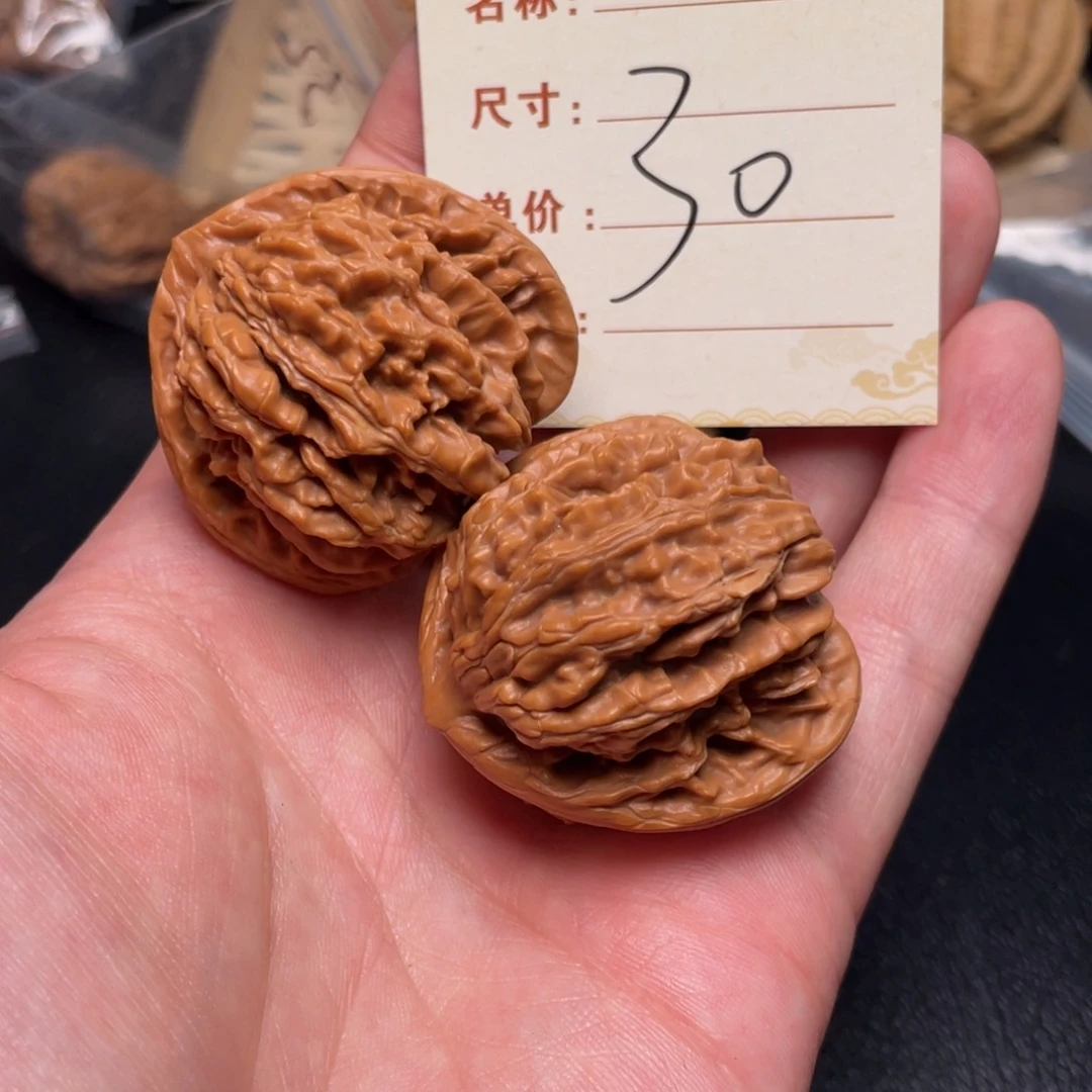 文玩核桃把件四座楼43尺30