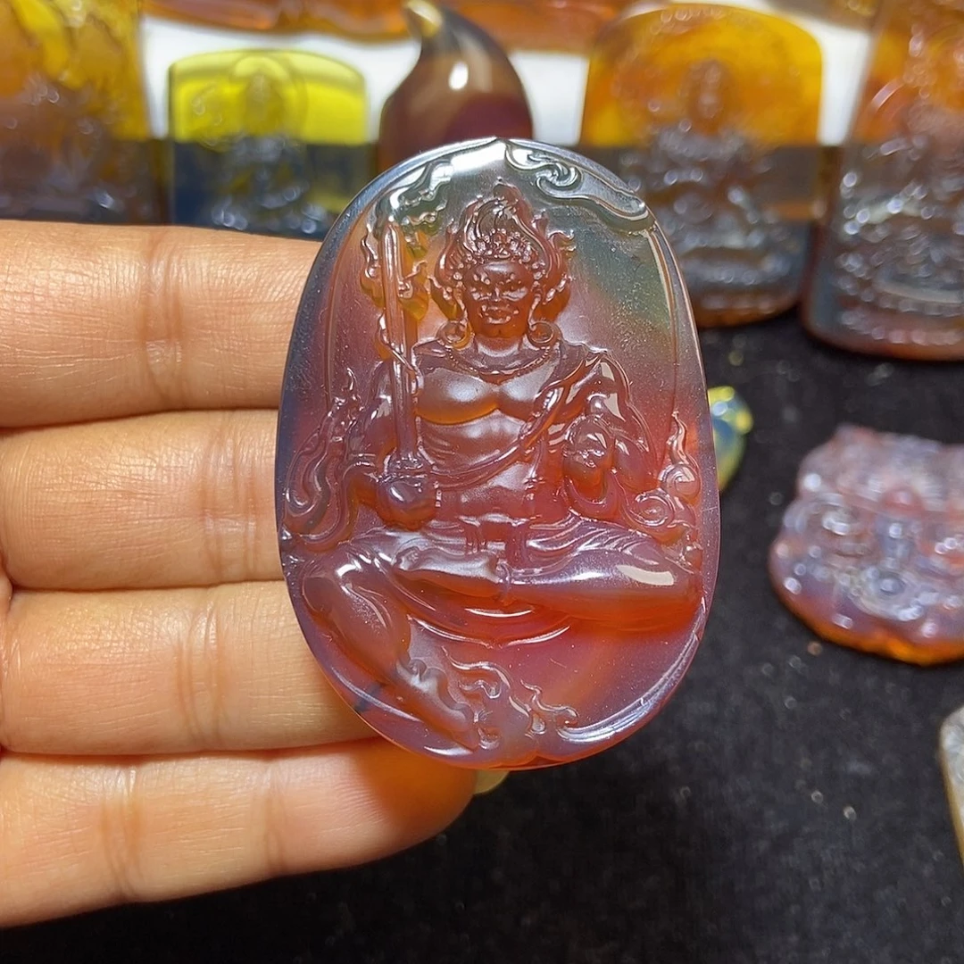 琥珀未镶嵌颈饰缅甸天然琥珀吊坠