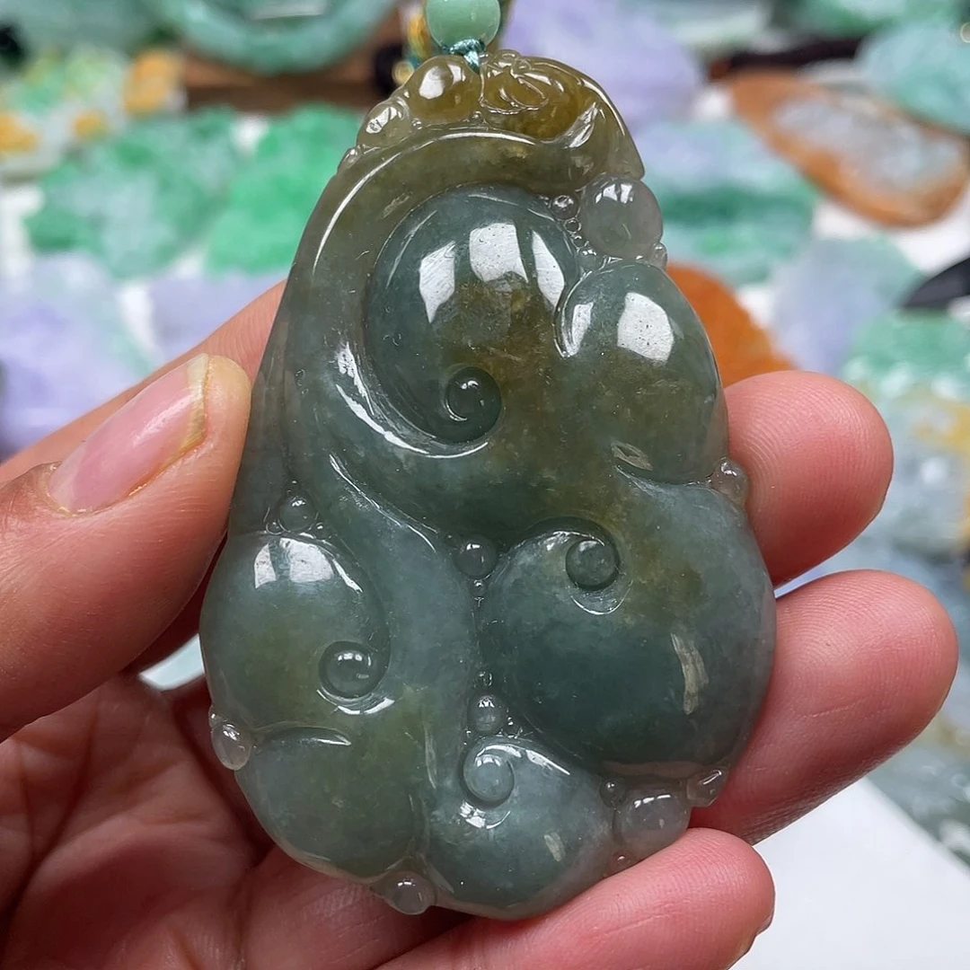 颈饰未镶嵌翡翠翡玉缘翡翠