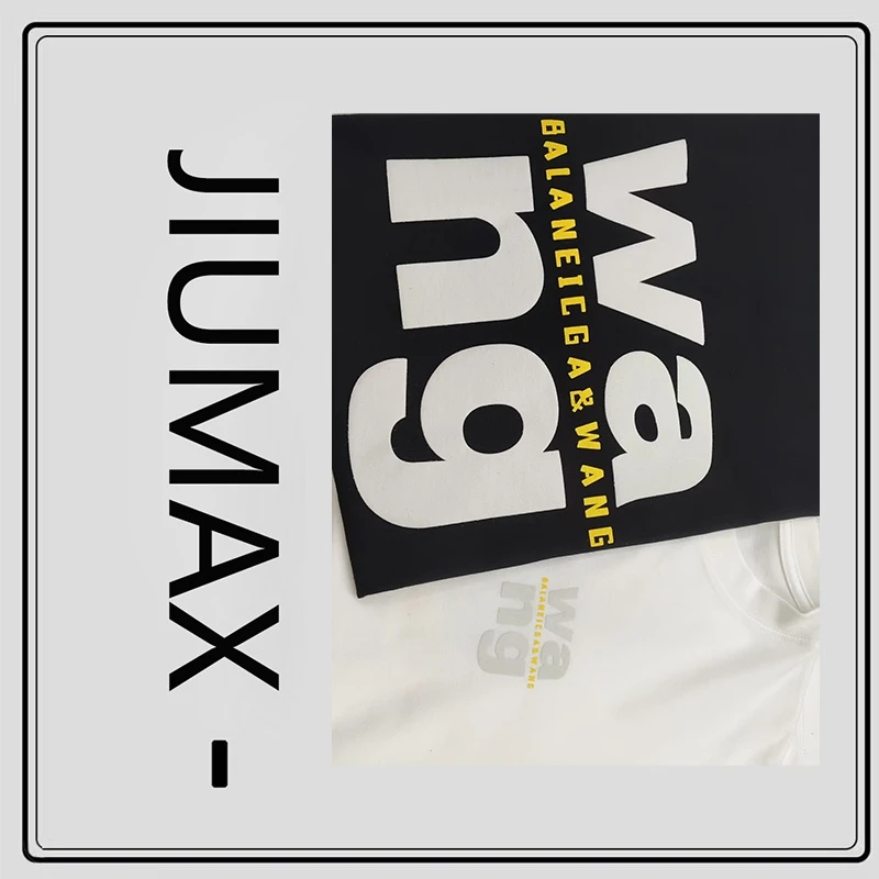 A23【一折粉丝福利】夏季男女同款百搭时尚潮牌短袖T恤