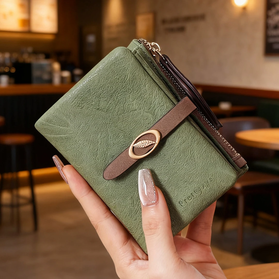 钱包女款2025新款时尚短款钱包卡包一体收纳小众高级感女生零钱包