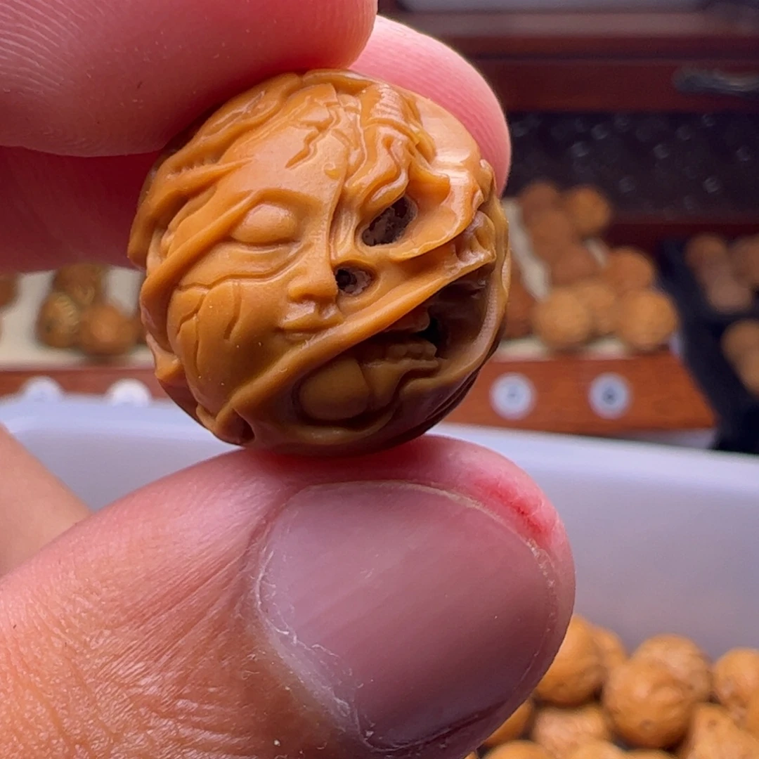 吊坠猴头核桃精工多面5