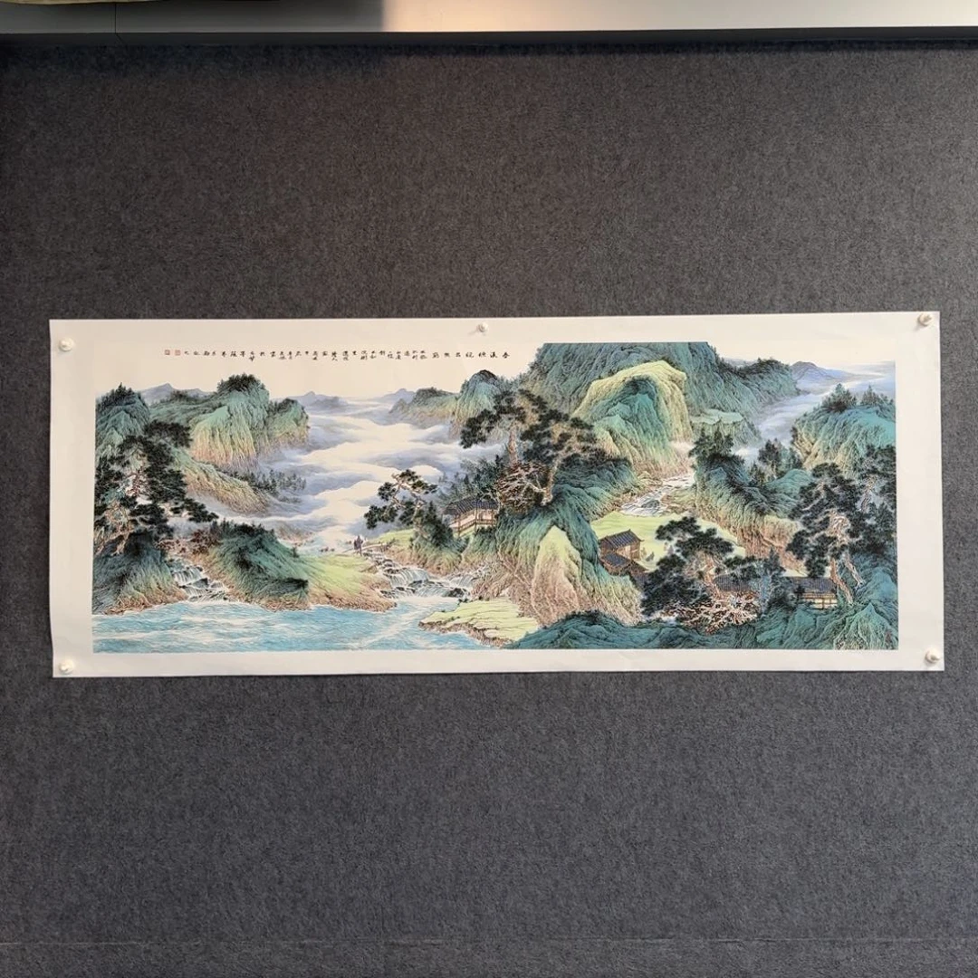 国画卫长林小六尺山水