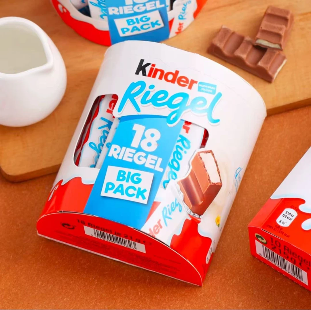 健达Kinder牛奶夹心巧克力可可脂进口巧克力（3盒）