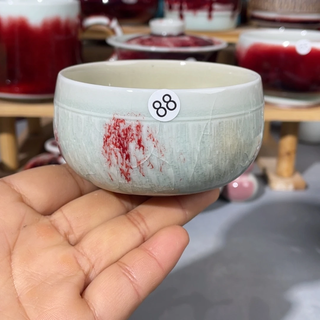 瓷片纯手工制作……微微瑕