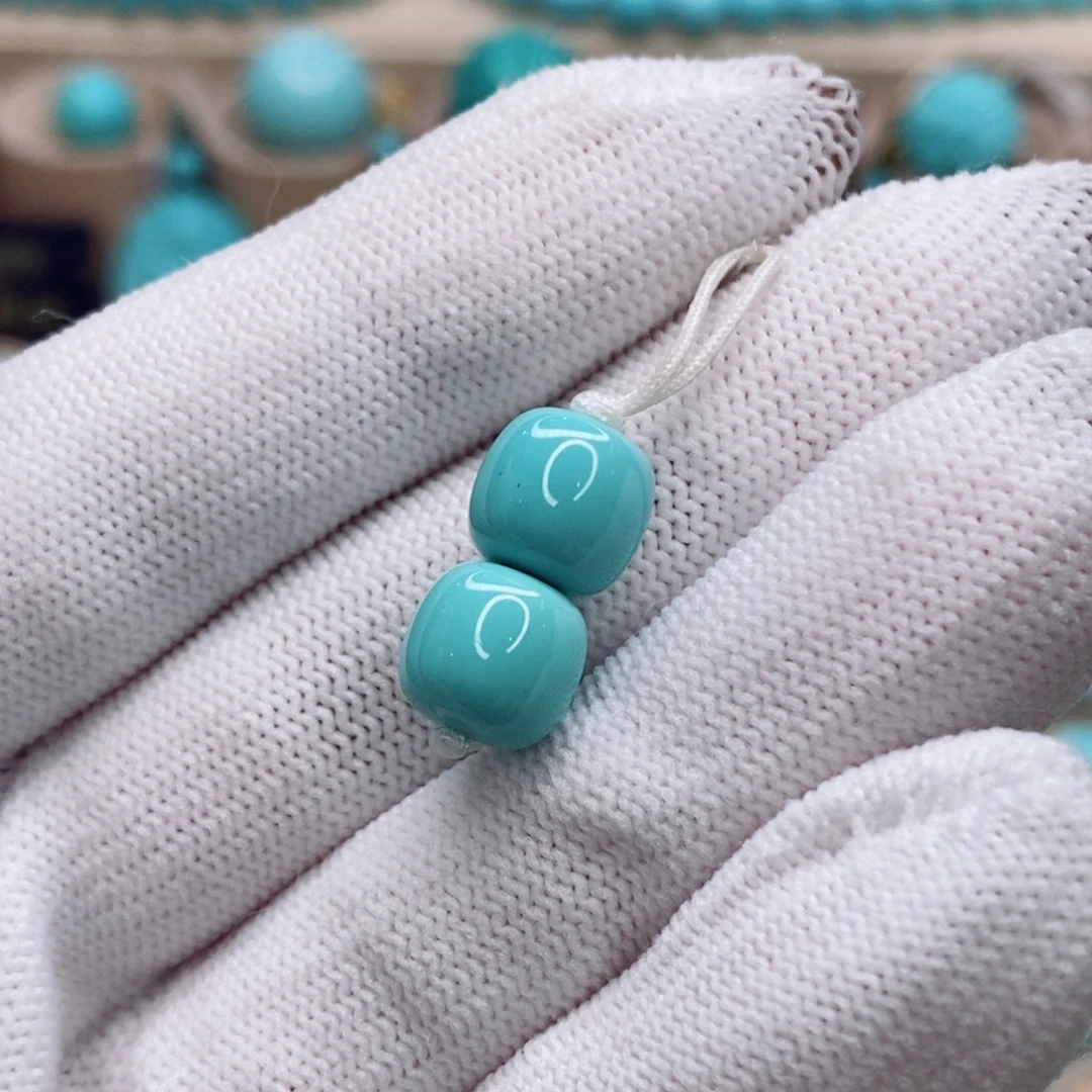 绿松石未镶嵌珠宝奇石9.4mm