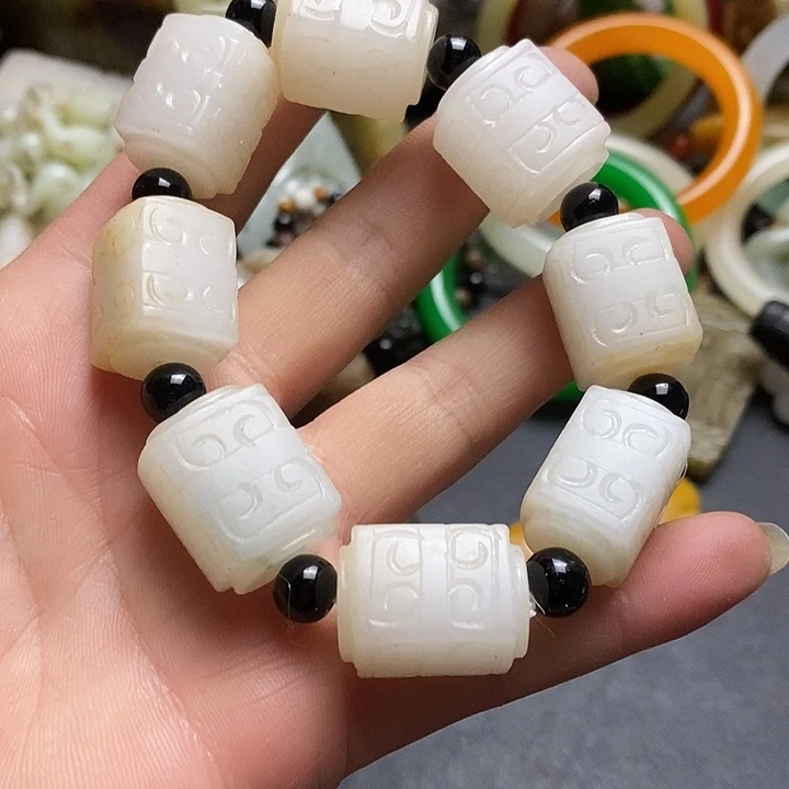 白玉菩提吊坠挂件