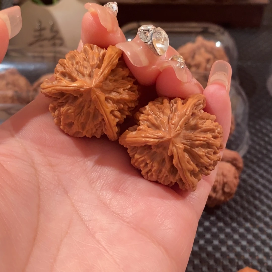 海****吊坠文玩核桃35全品秦闷三棱