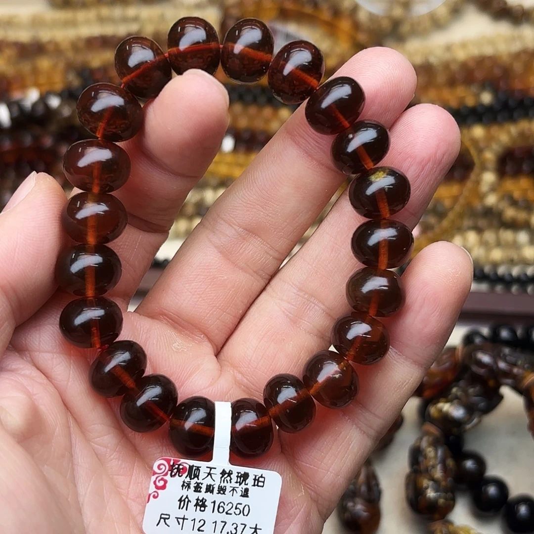 汤***圈琥珀未镶嵌裸石十二91772