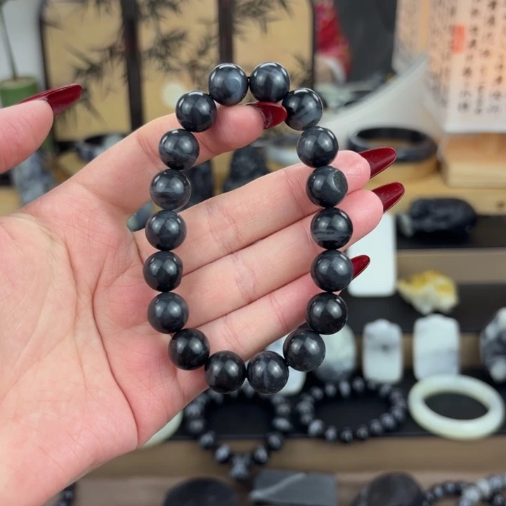 和田玉未镶嵌手链